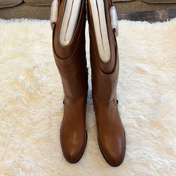 NEW SAM EDELMAN PORTMAN (WHISKEY BALLY LEATHER) riding BOOTS - Picture 8 of 14